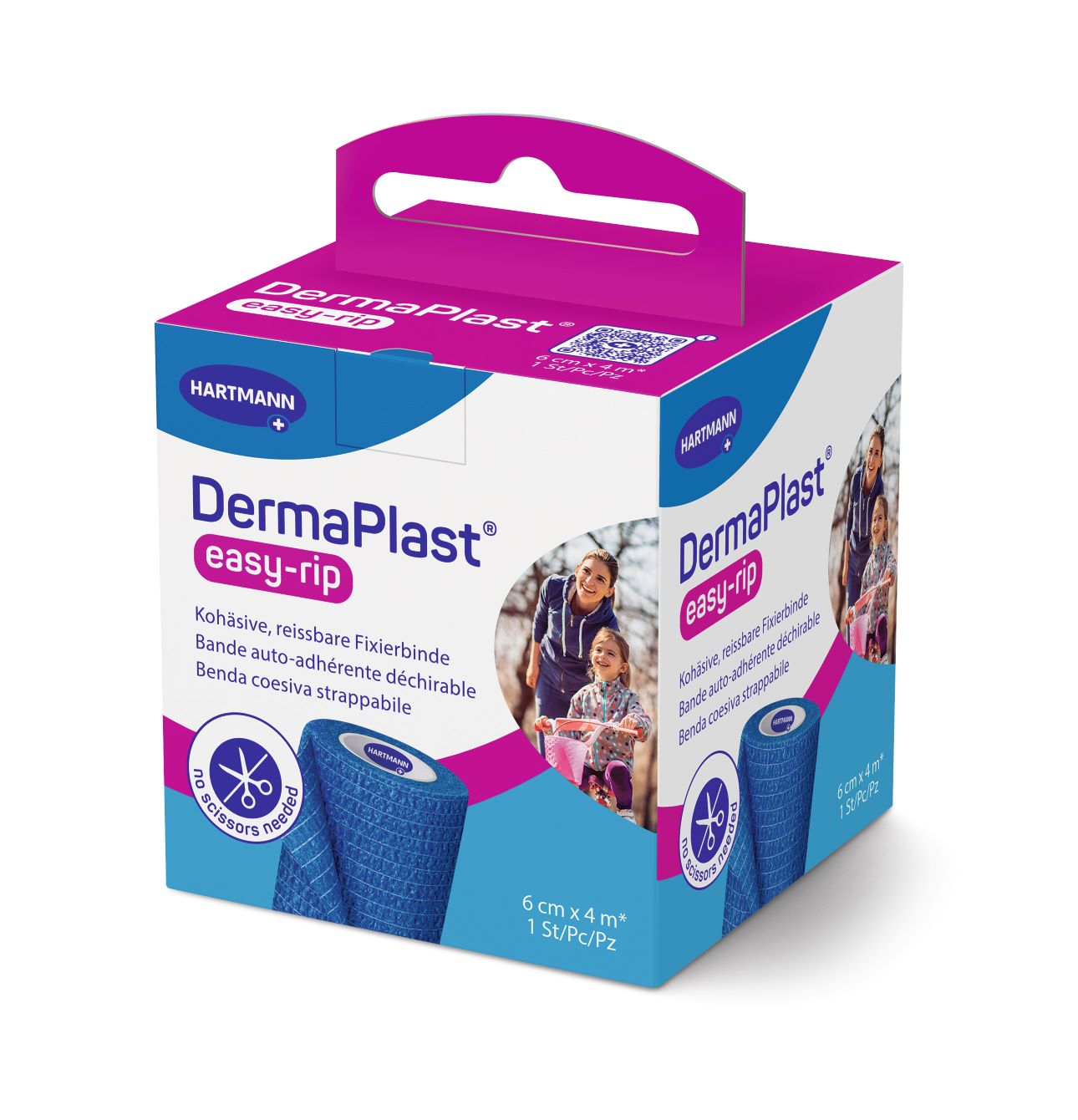 Image of DermaPlast easy-rip 6cmx4m blau