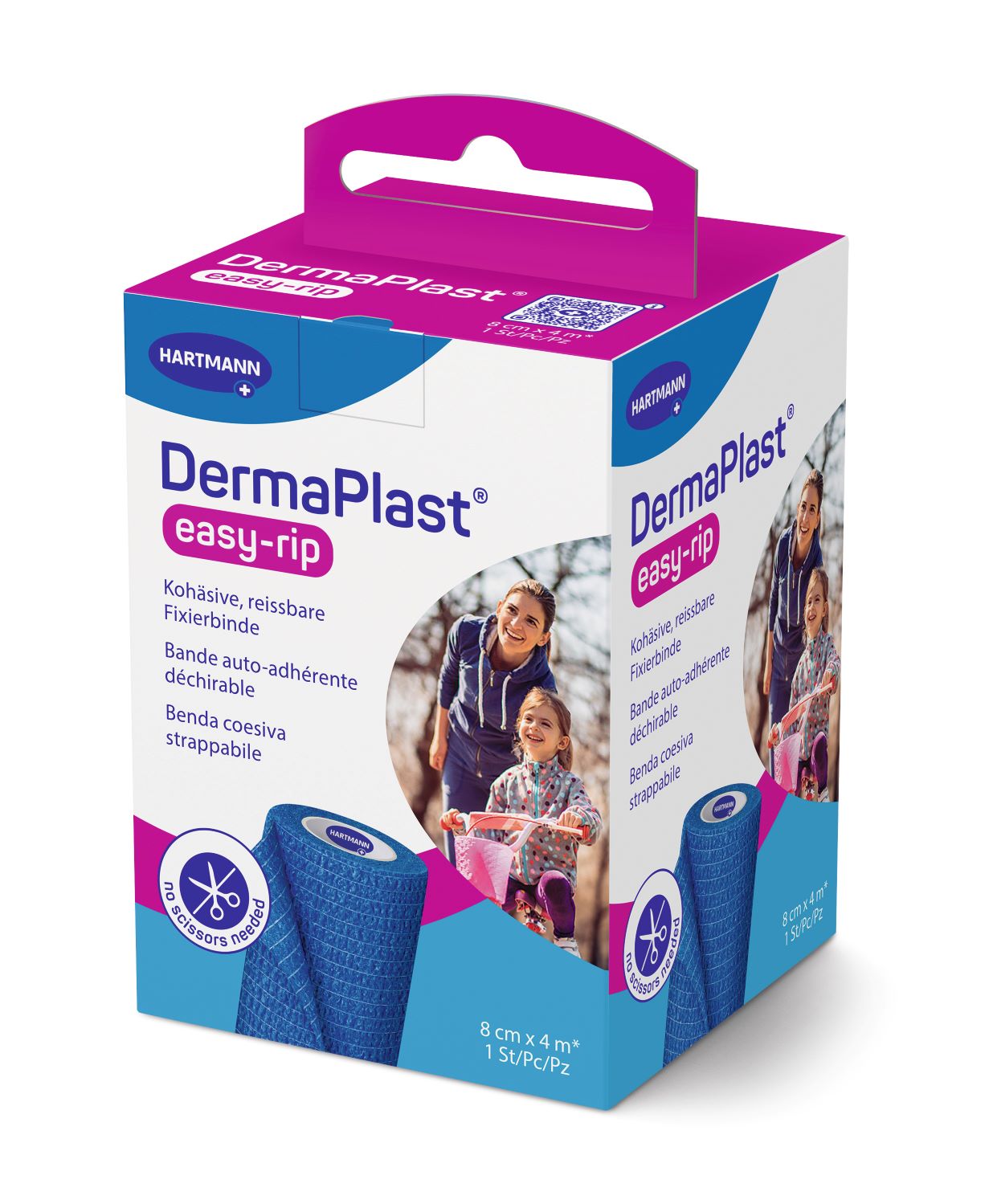 Image of DermaPlast easy-rip 8cmx4m blau