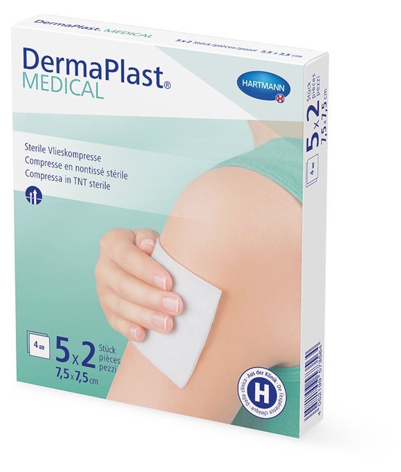 Image of Dermaplast Medical Vlieskompresse 5 Stk