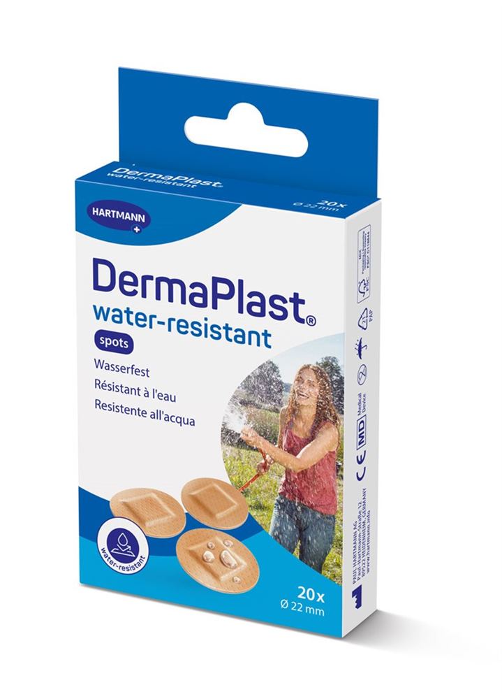 Image of DermaPlast Spots rund hautfarbig 20 Stk
