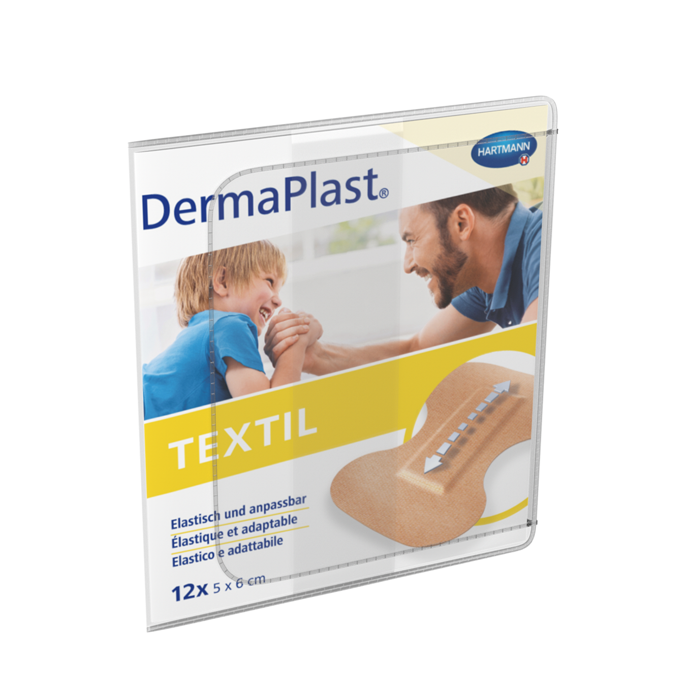 Image of DermaPlast Textil Fingerspitzenverband 5x6cm elastisch 12 Stk