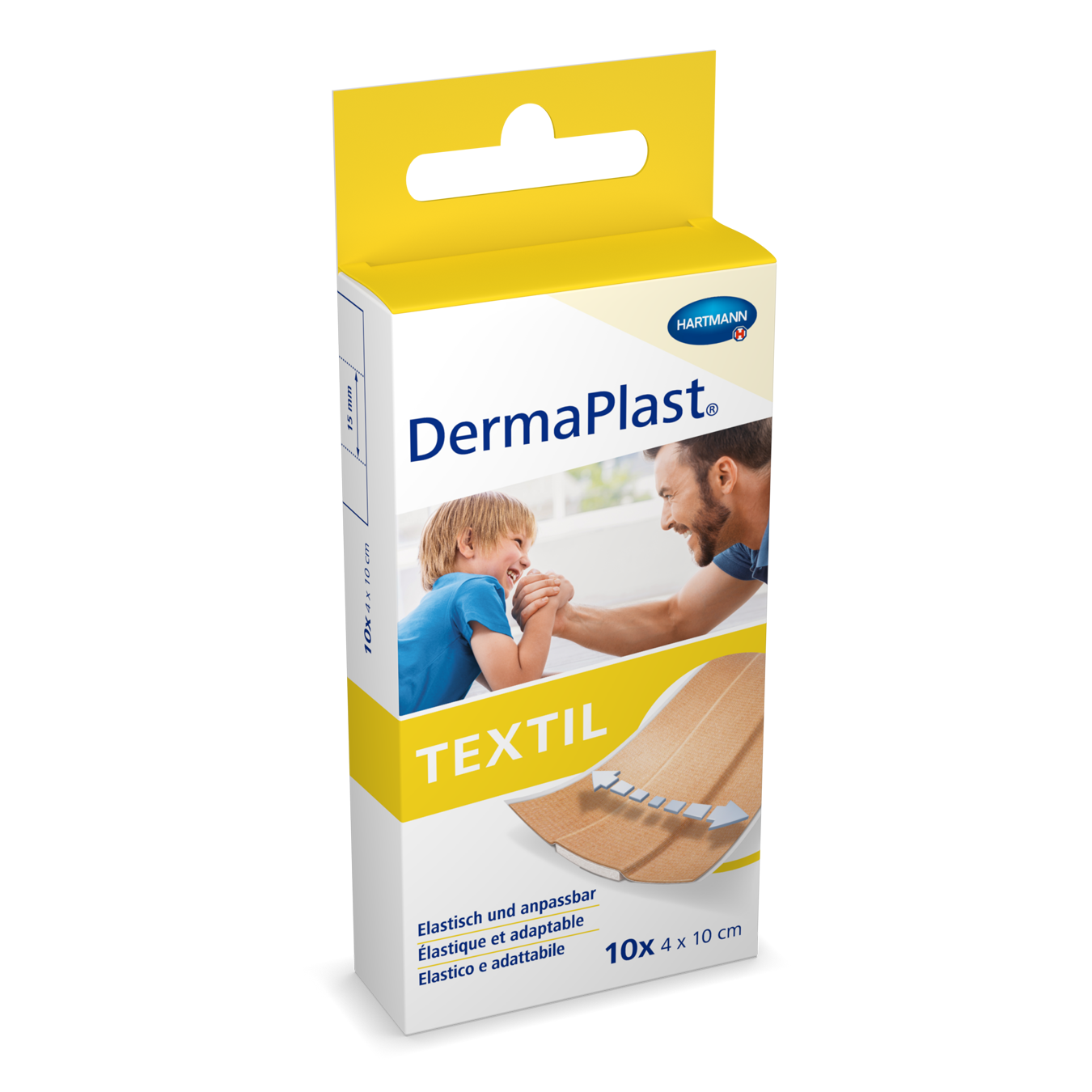 Image of DermaPlast Textil Schnellverband 4x10cm 10 Stk