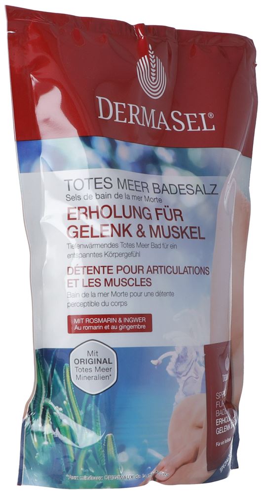 Image of DermaSel Badesalz Gelenk & Muskel deutsch/französisch Btl 400 g