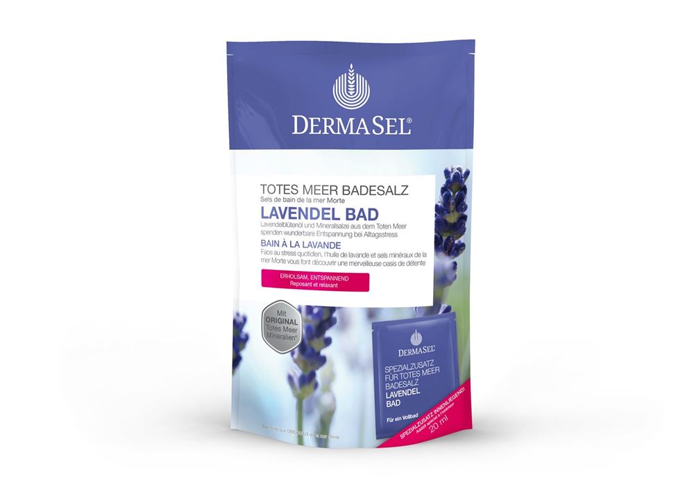 DermaSel Badesalz Lavendel deutsch/französisch 400 g