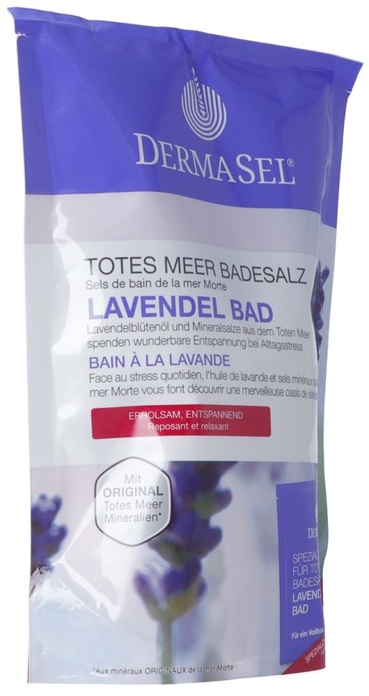 Image of DermaSel Badesalz Lavendel deutsch/französisch Btl 400 g