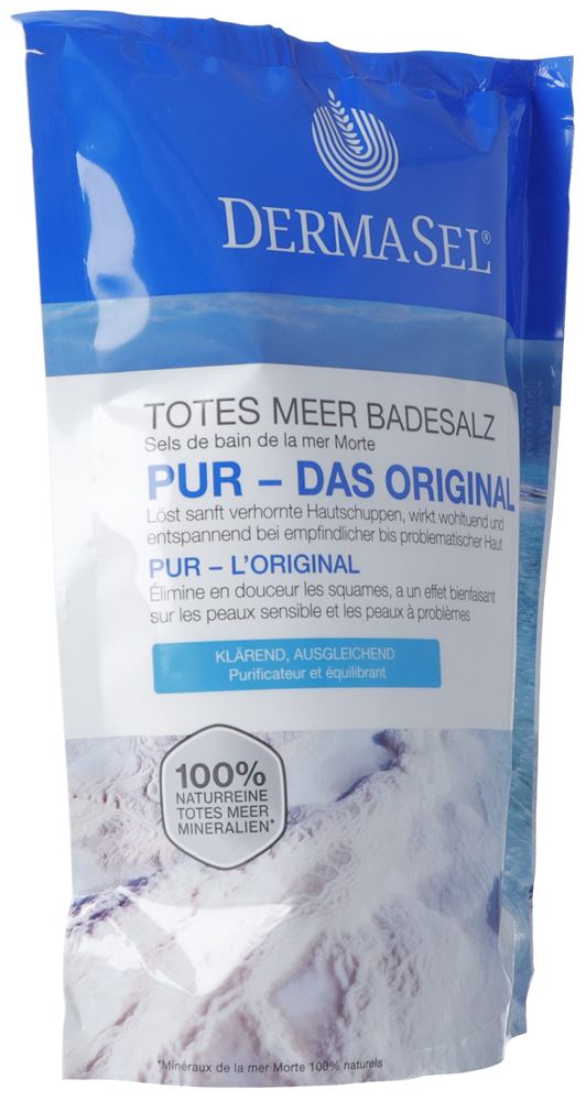 Image of DermaSel Badesalz PUR deutsch französisch Btl 500 g