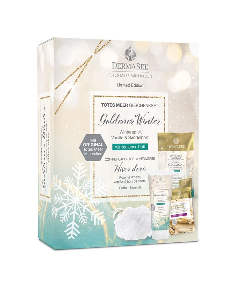 Image of DermaSel Geschenkset Goldener Winter deutsch/französisch