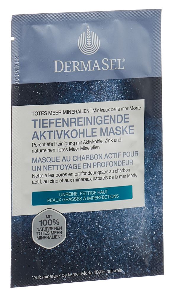 DermaSel Maske Aktivkohle deutsch/französisch Btl 12 ml