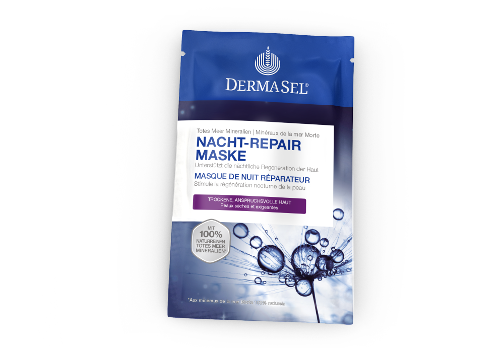 DermaSel masque night repair allemand/français sach 12 ml