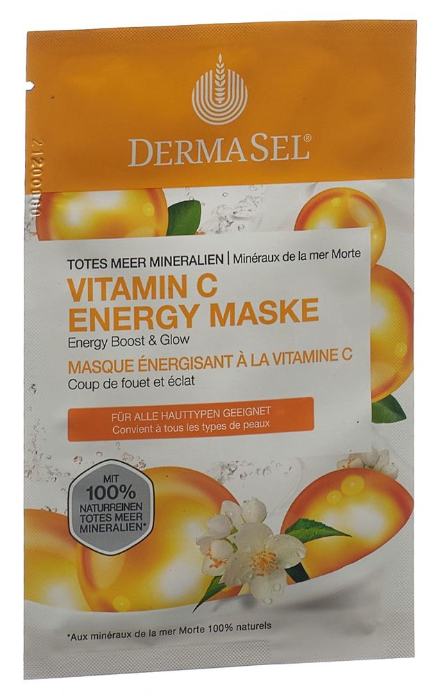 DermaSel masque vitamin c energy allemand/français sach 12 ml