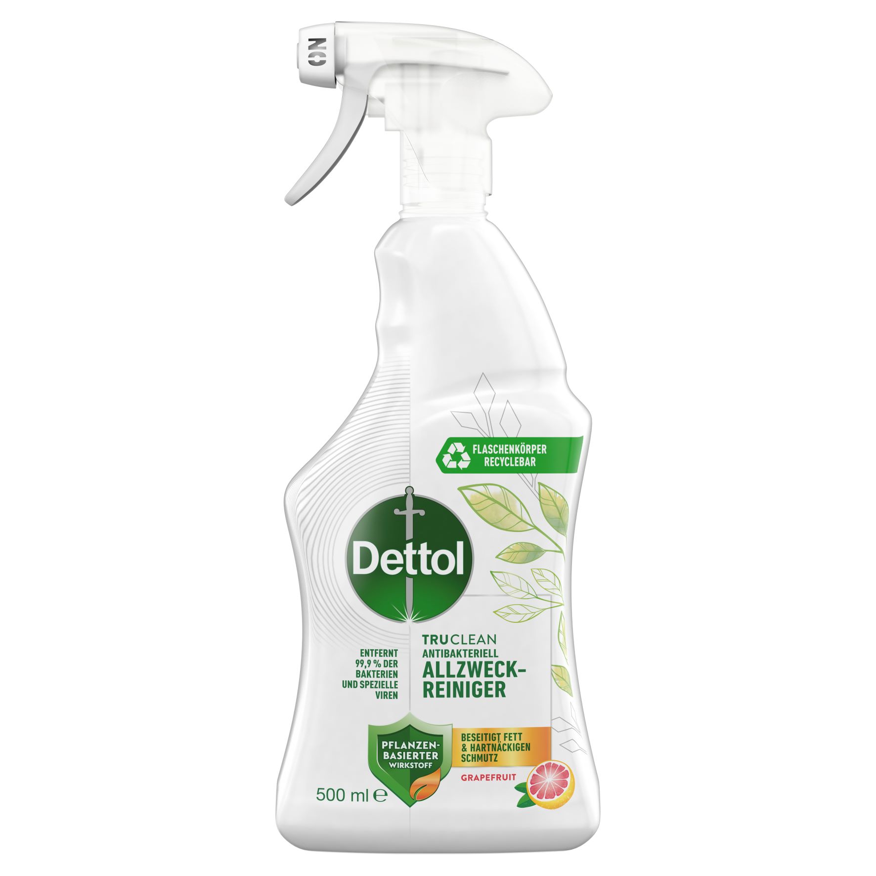 Dettol Allzweckreiniger antibakteriell TruClean Grapefruit Fl 500 ml