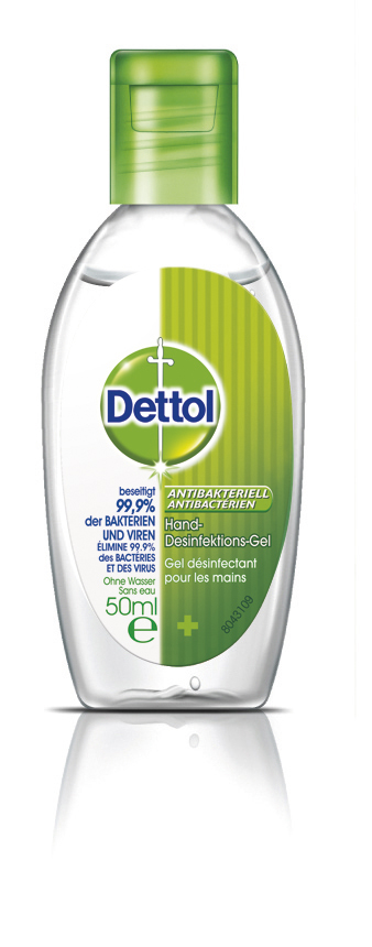 Dettol gel désinfectant mains antibactérien 50 ml