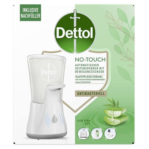 Dettol No-Touch Starter-Set weiss Aloe Vera 250 ml
