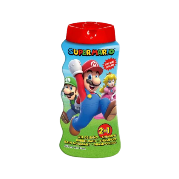 Disney Supermario Bubble Bath & Shampoo 475 ml
