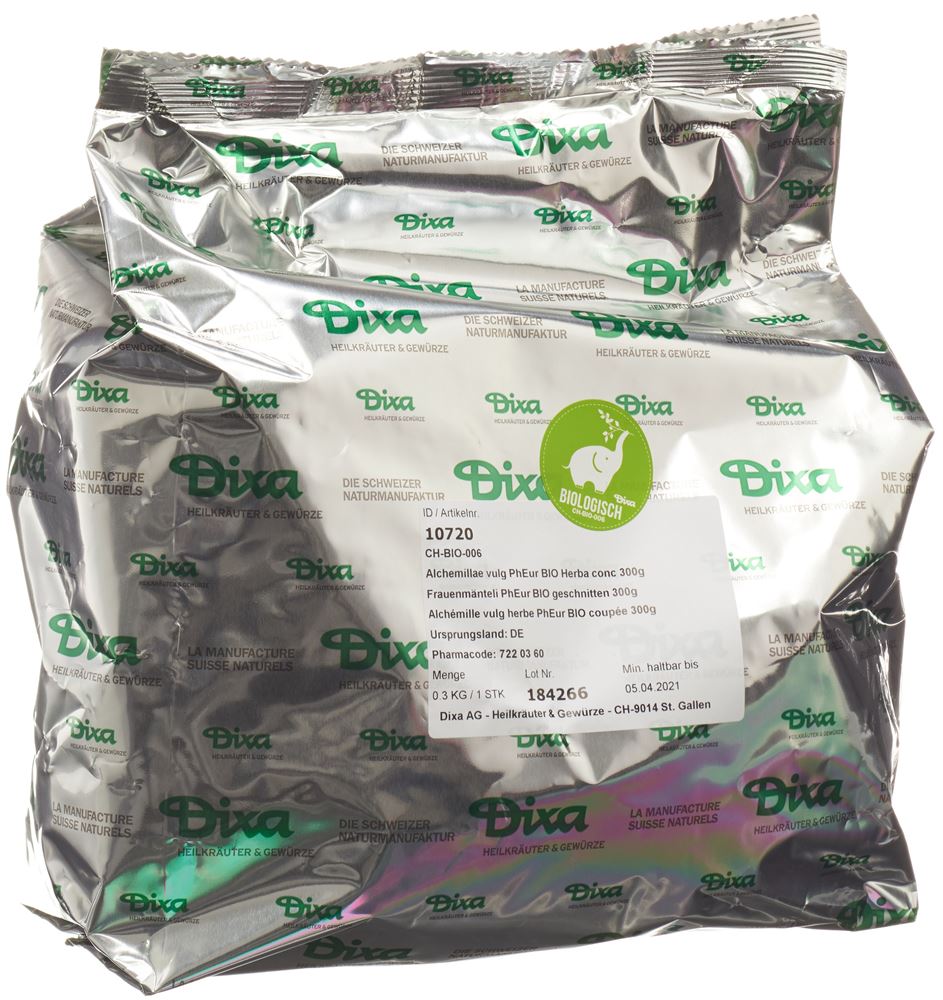 Image of Dixa Frauenmänteli PhEur BIO geschnitten 300 g