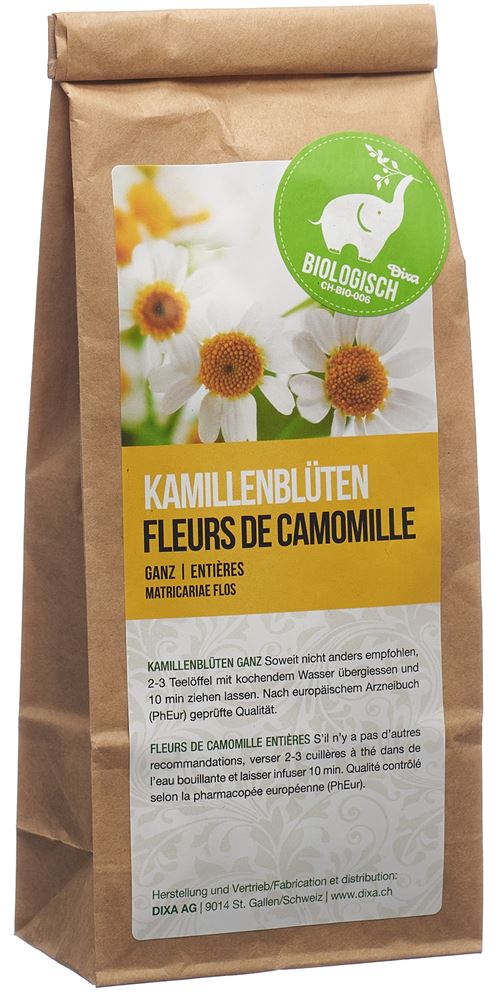 Dixa Camomilles fleurs DIX BIO entières sach 60 g