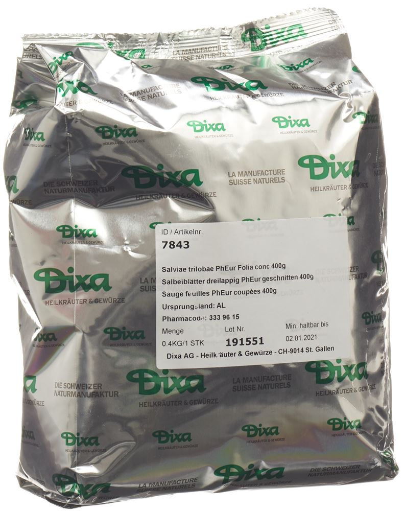 Dixa salvia foglie PhEur tagliate 400 g