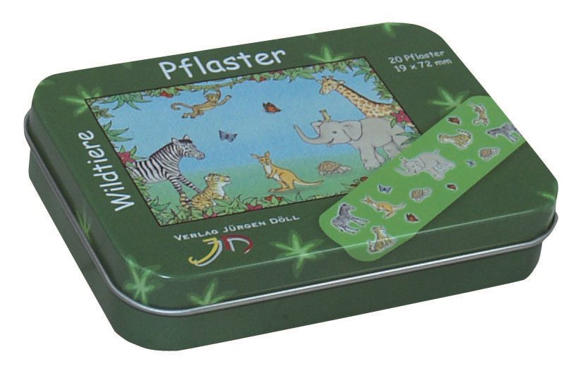 Image of Döll Heftpflaster 19x72mm Wildtiere Ds 20 Stk