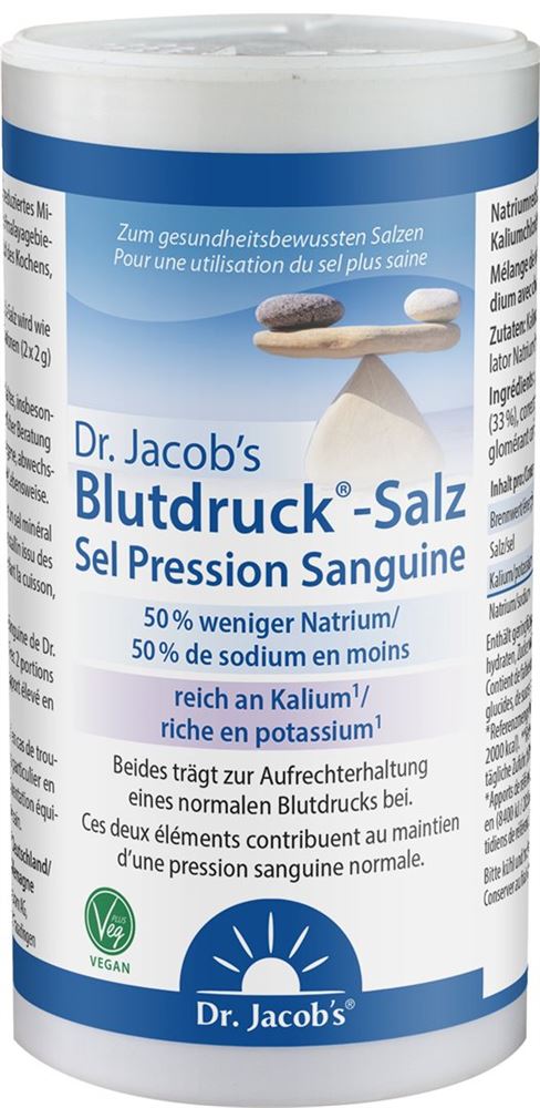 Dr. Jacob's Blutdruck-Salz mit Kalium Ds 250 g