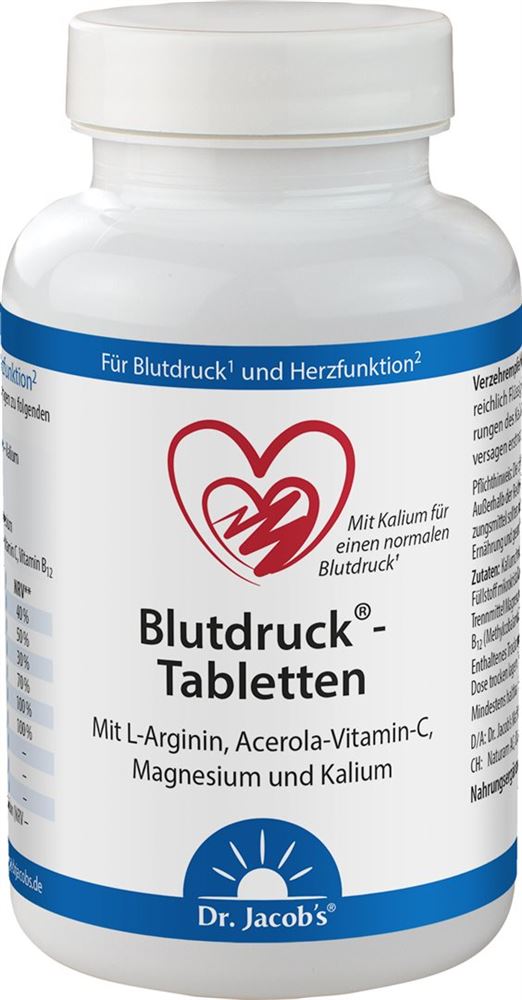Dr. Jacob's Blutdruck Tabl Ds 126 Stk