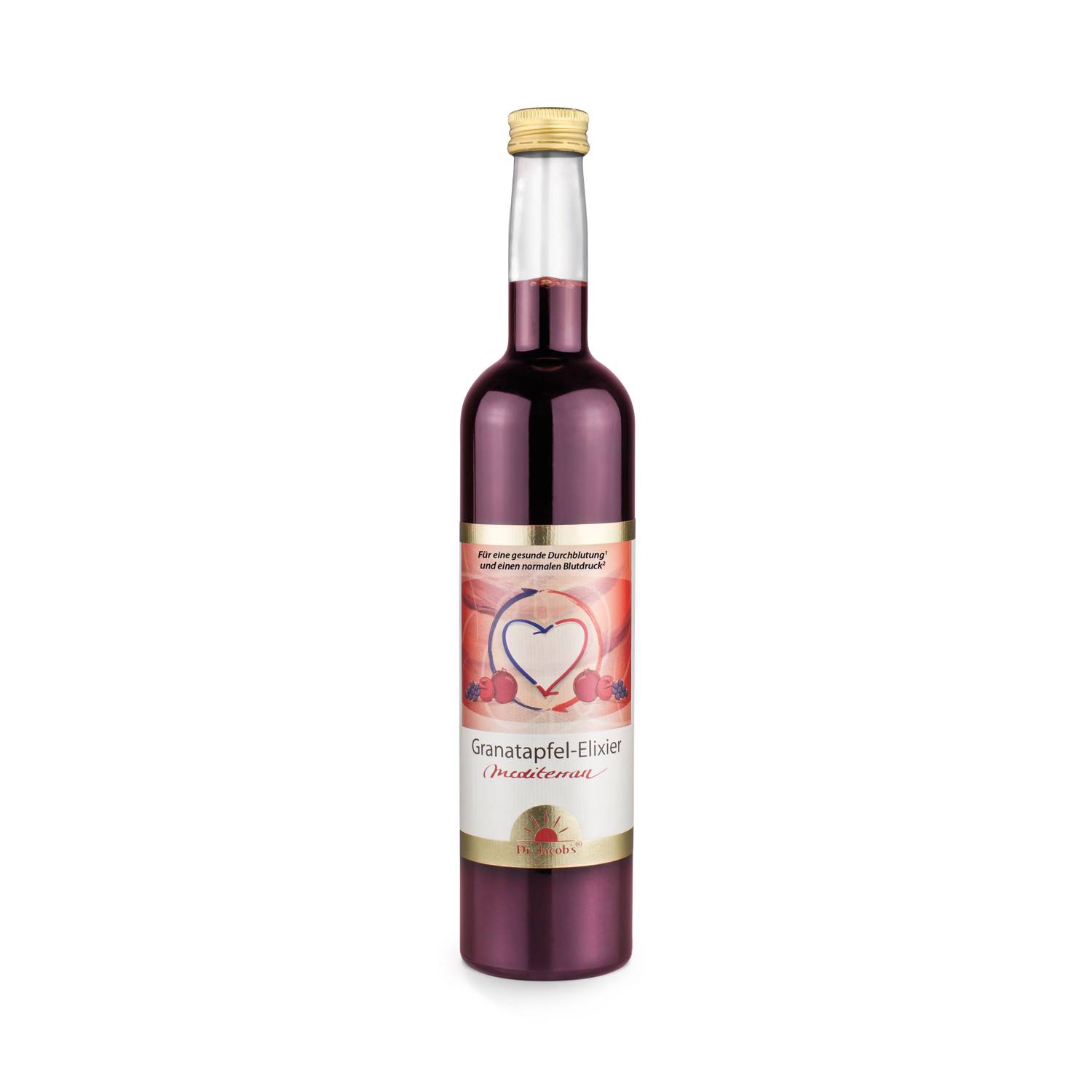 Dr. Jacob's Granatapfel-Elixier Original Granatapfelsaft-Konzentrat Fl 500 ml