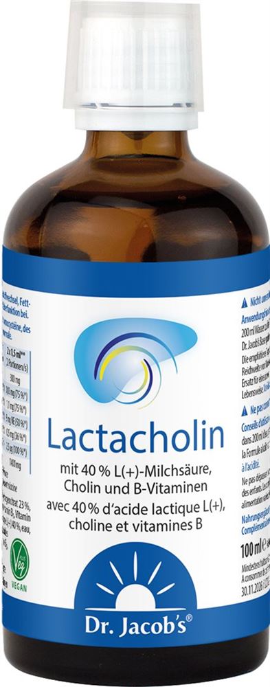 Dr. Jacob's Lactacholin Konzentrat mit 40% rechtsdrehender Milchsäure Fl 100 ml