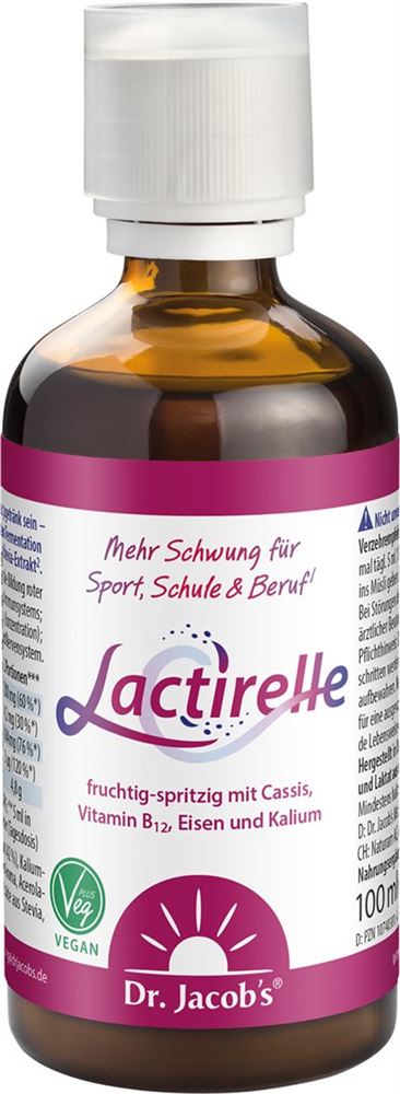 Dr. Jacob's Lactirelle Milchsäure-Cassis-Konzentrat Fl 100 ml