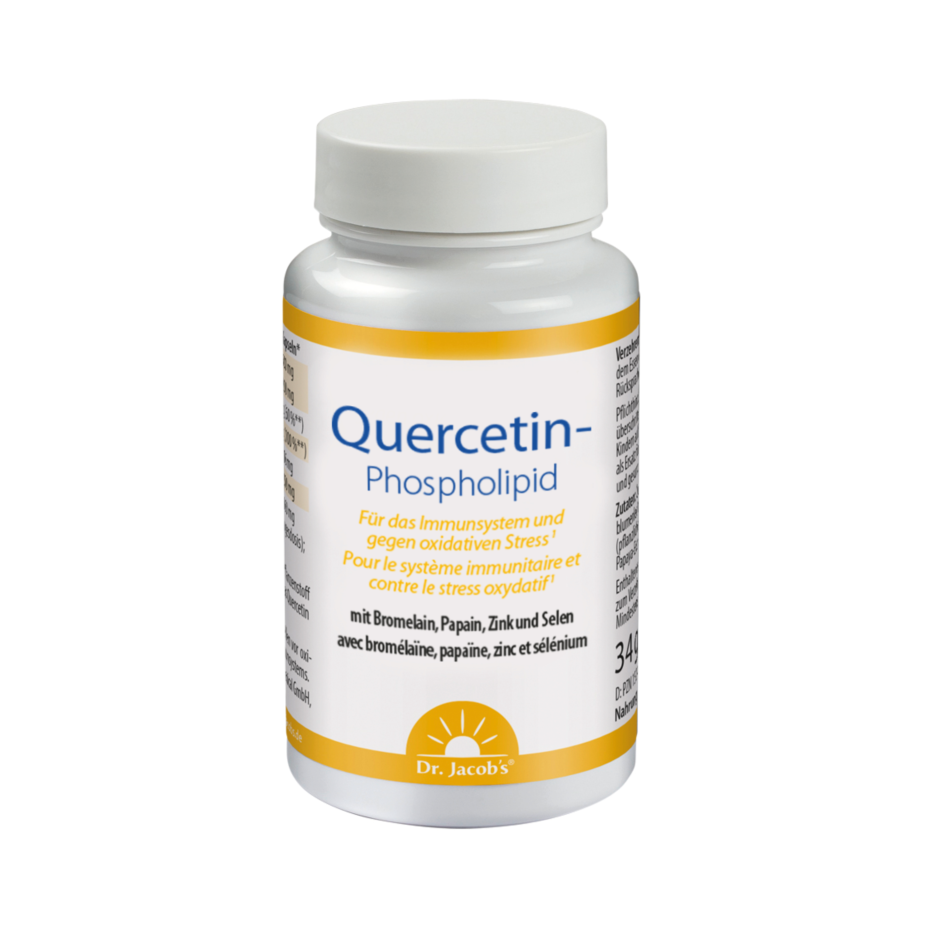 Dr. Jacob's Quercetin-Phospholipid Kaps Papain Bromelain Ds 60 Stk