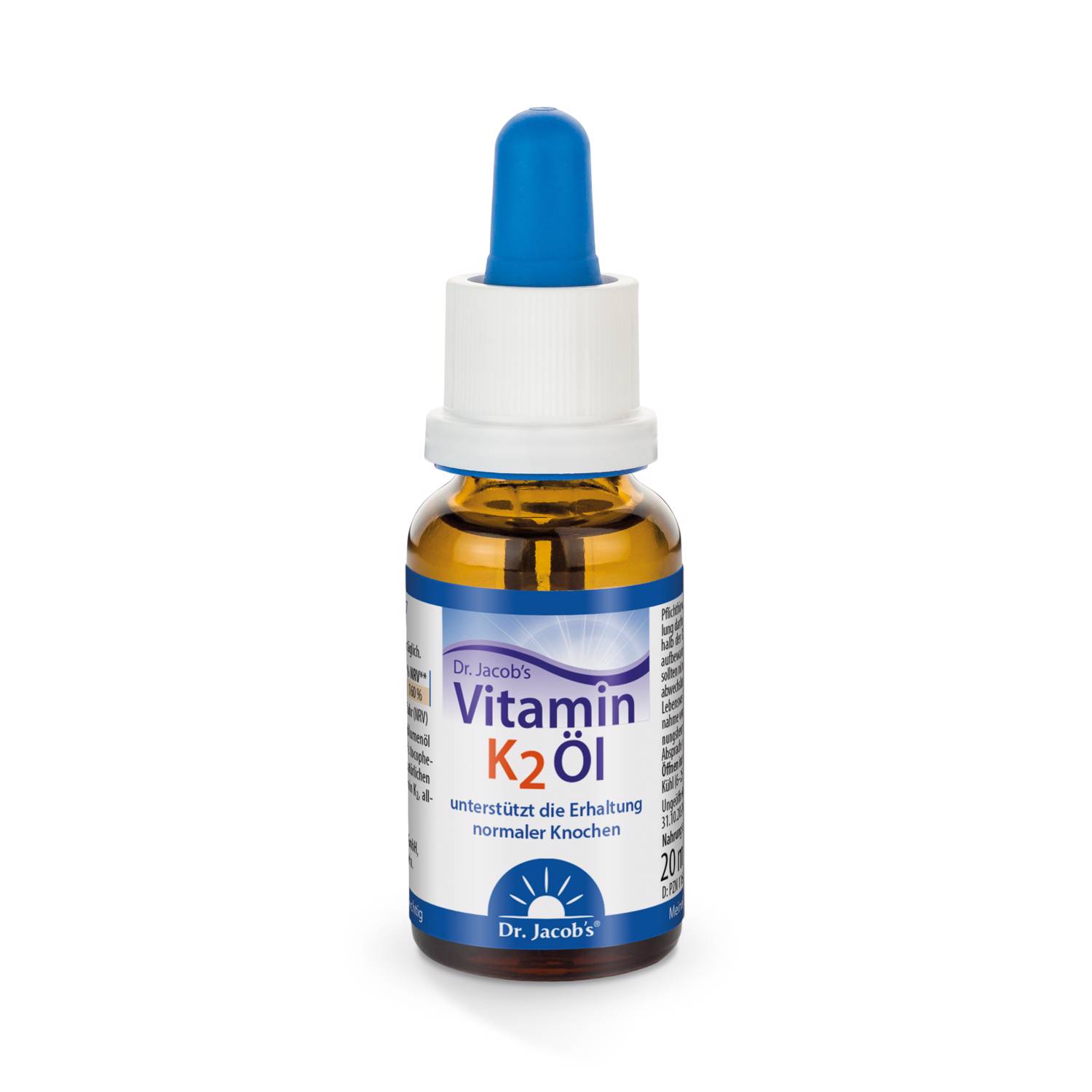 Dr. Jacob's Vitamin K2 Öl Tropfen all-trans MK7 vegan Pip Fl 20 ml
