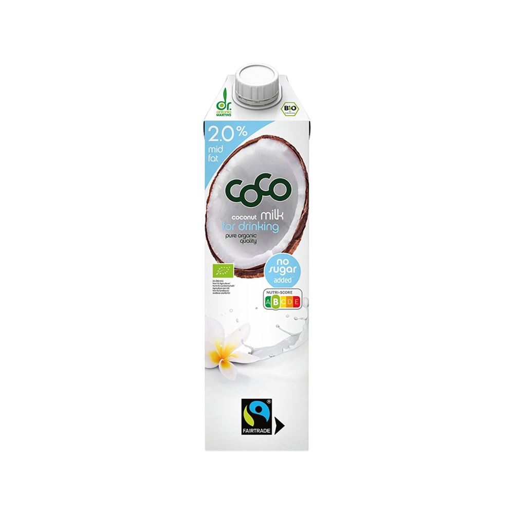 Dr Martins Coco Milk zum Trinken Bio Tetra 1 lt