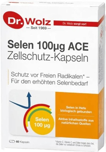 Dr. Wolz Selen ACE Zellschutz Kaps 100 mcg 60 Stk