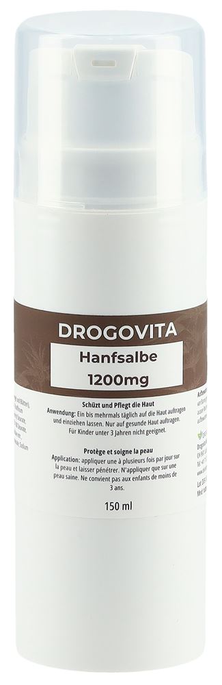 Drogovita pommade au chanvre 1200 mg dist 150 ml