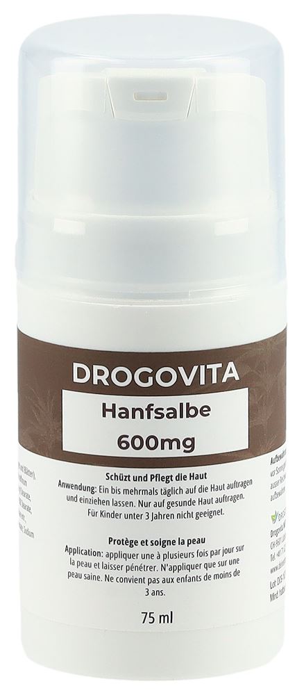 Drogovita pommade au chanvre 600 mg dist 75 ml