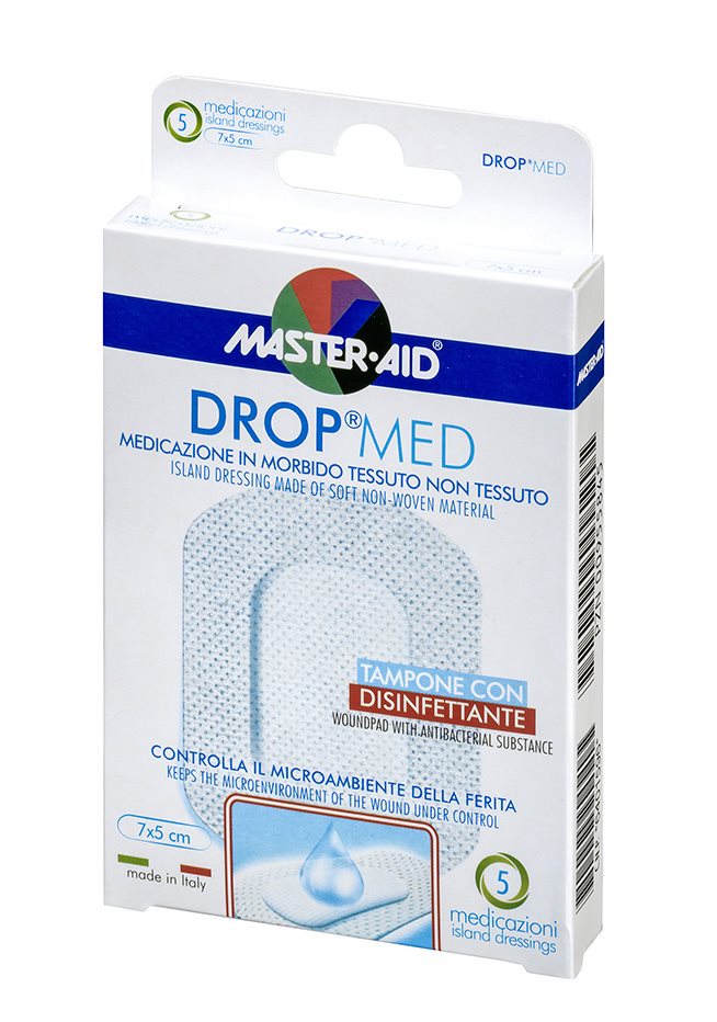 Image of Drop med Wundverband 5x7cm steril 5 Stk