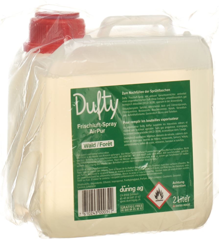 Image of Dufty Frischluft-Spray Bidon Wald 2 lt