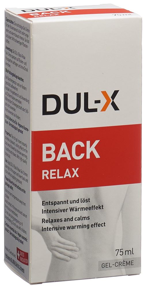 Dul-X Back Relax Gel Creme N Disp 75 ml