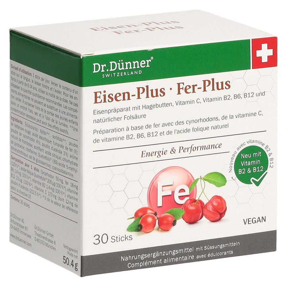 Image of Dünner Eisen-Plus Stick 30 Stk