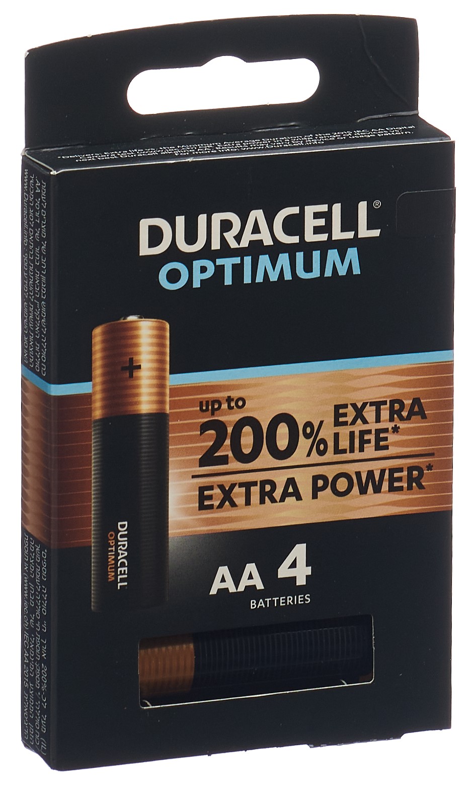 Duracell pile optimum AA 4 pce
