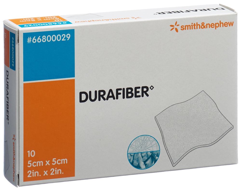 Image of Durafiber Wundauflage 5x5cm steril 10 Stk