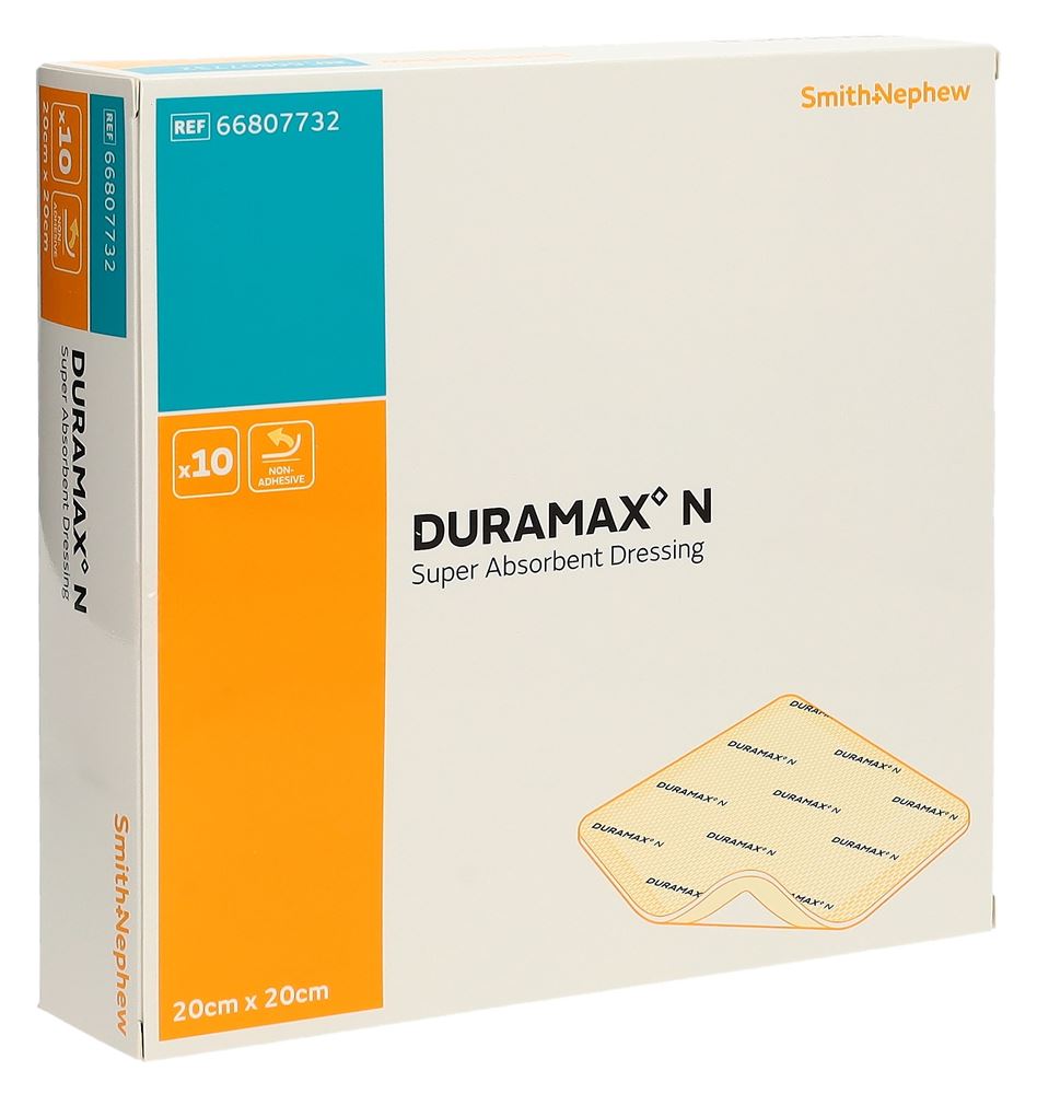 Duramax N Superabsorber 20x20cm Box 10 Stk