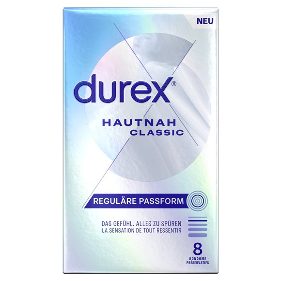 Durex Hautnah Classic préservatif 8 pce