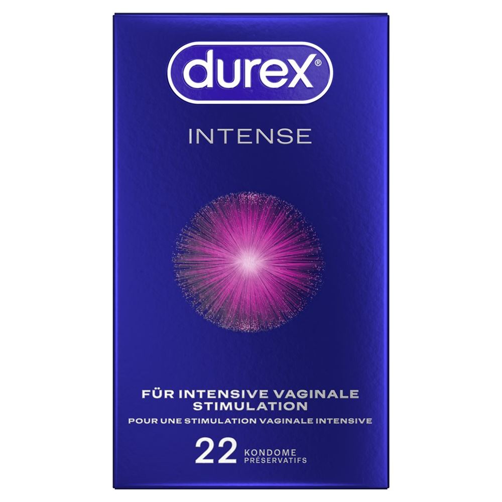 Durex Intense Orgasmic Präservativ Big Pack 22 Stk