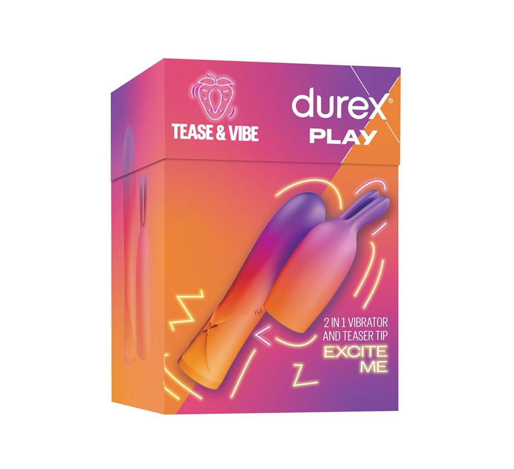 Durex Play Tease & Vibe 2in1 Vibrator mit Teaser-Spitze