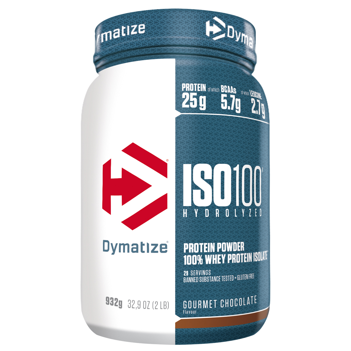 Image of Dymatize Iso 100 Gourmet Chocolate Ds 932 g