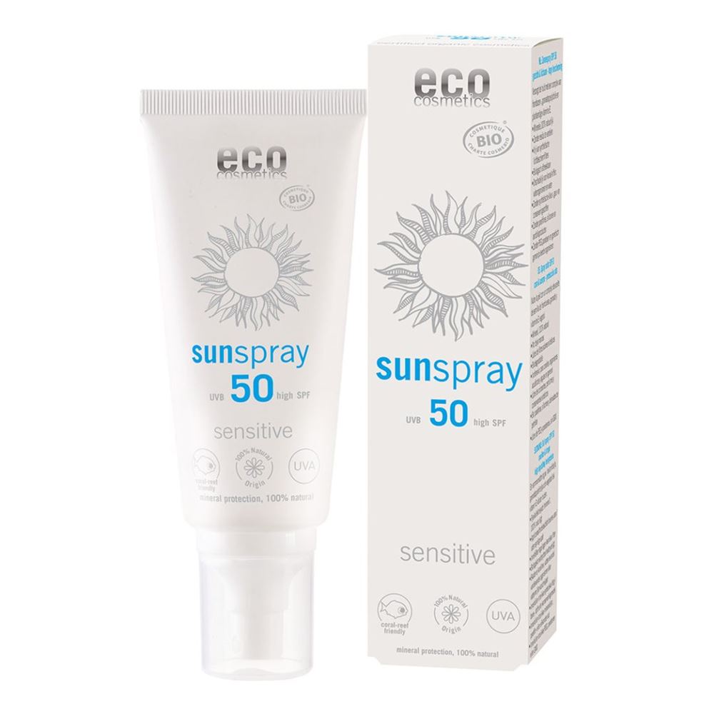 Image of Eco Cosmetics Sonnenspray Lsf50 sensitive Disp 100 ml