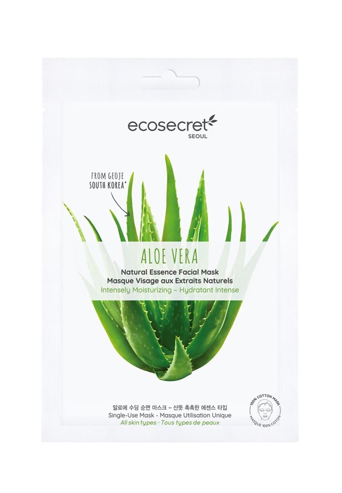 Ecosecret Gesichtsmaske Intensiv feuchtigkeitsspendend Aloe Vera Btl 20 ml