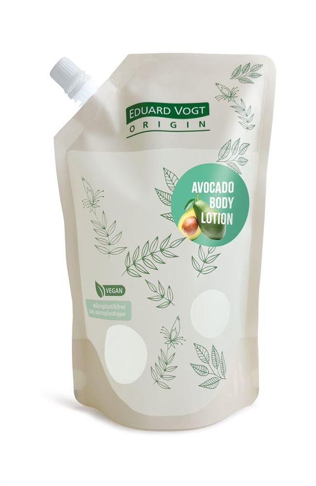 Image of Eduard Vogt Origin Avocado Body Lotion Nachfüllbeutel 800 ml