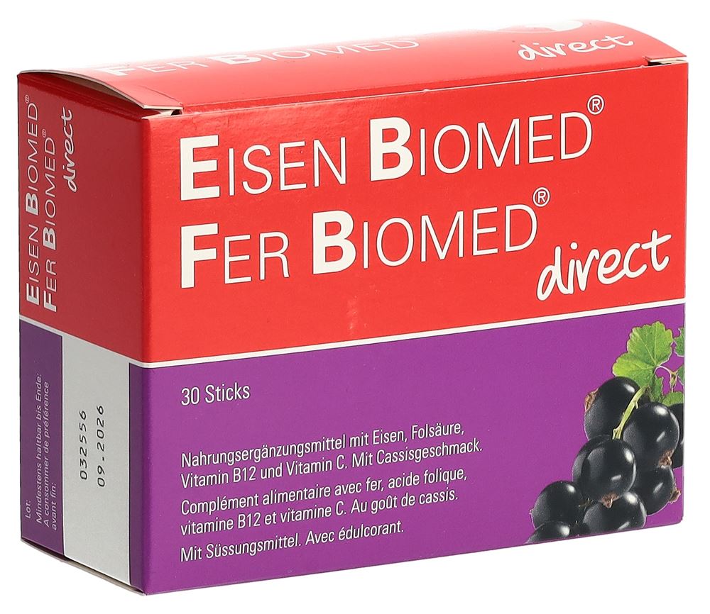 Fer Biomed direct gran Sticks 30 pce