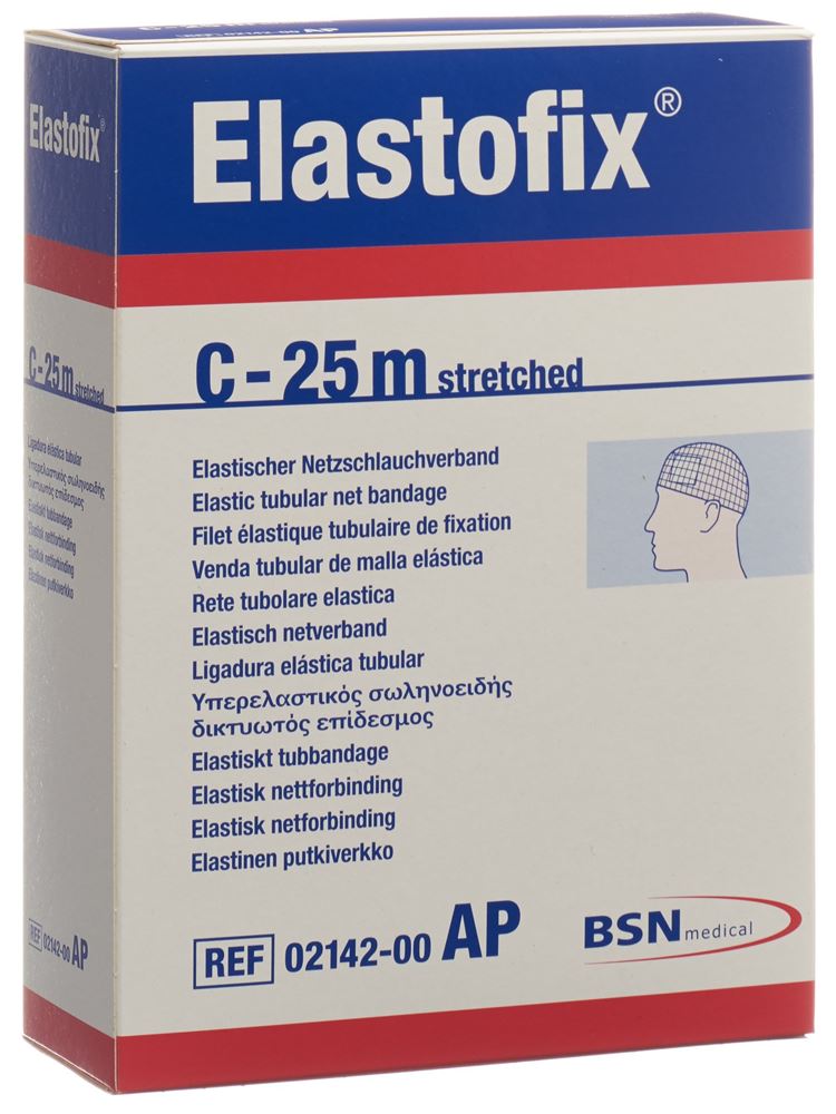Elastofix medicazione a rete tubolare C 25m torace testa