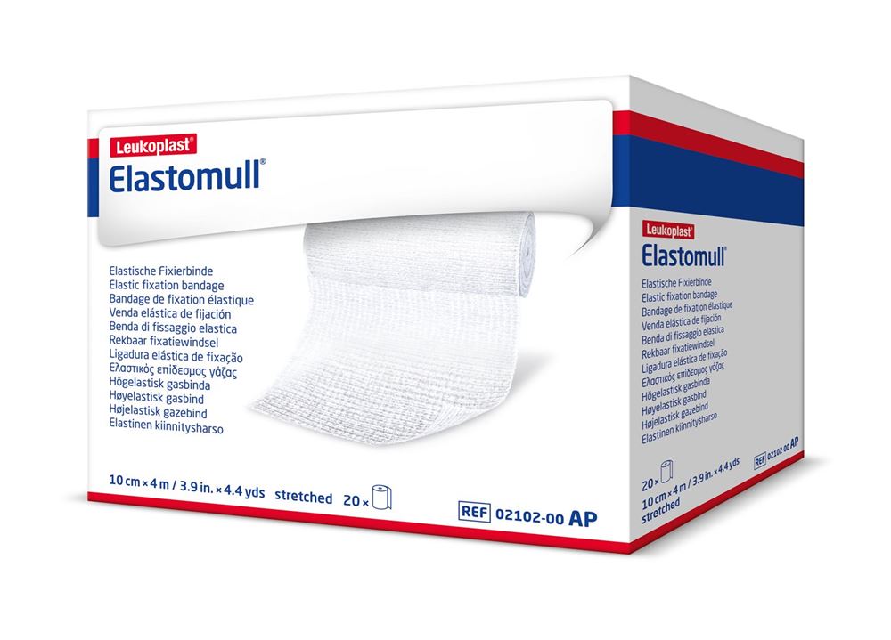 Image of Elastomull Gazebinde weiss 4mx10cm 20 Stk